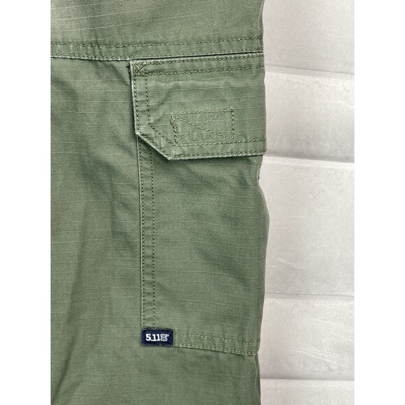 5.11 Men 35 Cargo Pants 74273 Tactical Ripstop Green Utility Outdoor Workwear - Picture 13 of 14